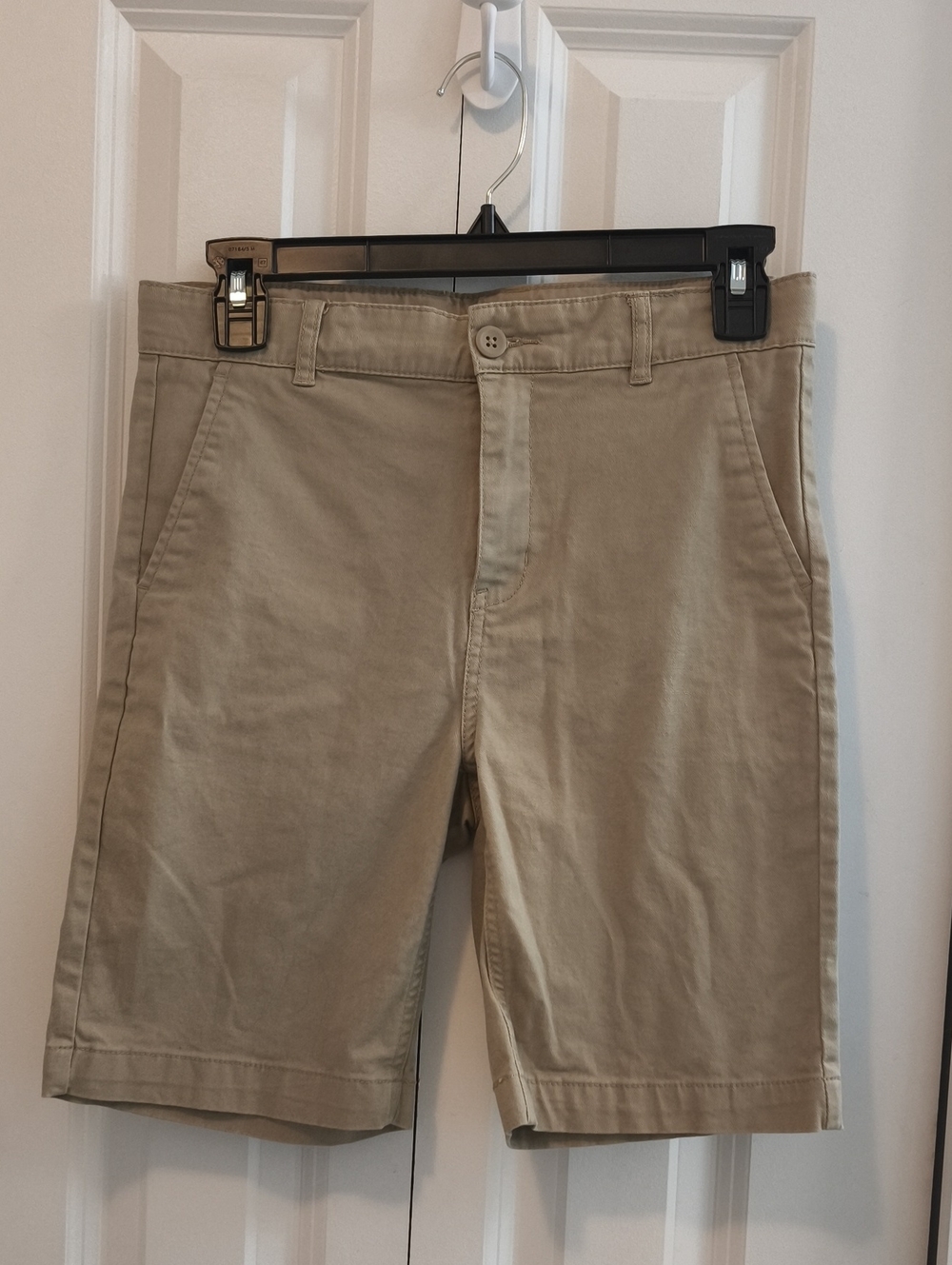 Old Navy Tan Flat-Front Kids Chino Shorts